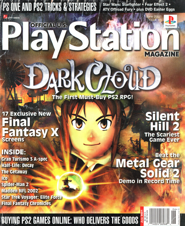 Official U.S. PlayStation Magazine Issue 045 (June 2001) cover